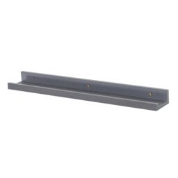 Harbour Housewares 1x Floating 57cm Picture Ledge Shelf - Wall Mounted Display Shelf in Grey - thumbnail 1