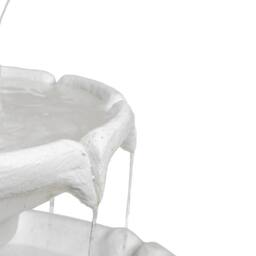 MDA Designs ARUNA Elegant 3-Tier Outdoor Water Fountain in White - thumbnail 3