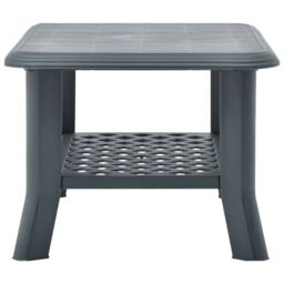 Berkfield Home Coffee Table Green 90x60x46 cm Plastic - Size: 90 x 60 x 46 cm - thumbnail 3