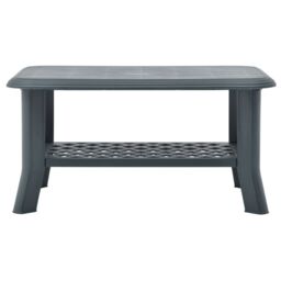 Berkfield Home Coffee Table Green 90x60x46 cm Plastic - Size: 90 x 60 x 46 cm - thumbnail 2