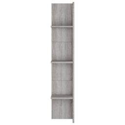 Berkfield Home TV Cabinet Grey Sonoma 152x22x113 cm Engineered Wood - Size: 152 x 22 x 113 cm - thumbnail 5