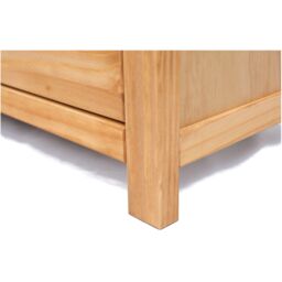 Cabinet Bits Lugo 5 Drawer Chest of Drawers Brass Cup Handle in Light Brown - thumbnail 6