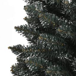 Berkfield Home Artificial Slim Christmas Tree with Stand Green 210 cm PVC - thumbnail 5