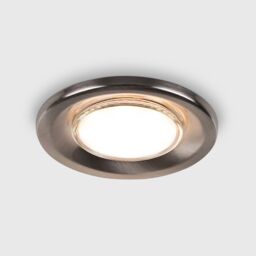 ValueLights Downlight Fire Rated Ceiling Light Fitting 4 Pack With Warm White Bulbs in Silver - thumbnail 3