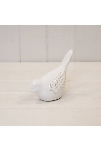 KDMD Ceramic Natural Bird with Olive Branch Detail - image 1
