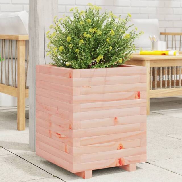 Berkfield Home Garden Planter 40x40x49.5 cm Solid Wood Douglas in Brown - image 1