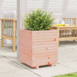 Berkfield Home Garden Planter 40x40x49.5 cm Solid Wood Douglas in Brown - thumbnail 3
