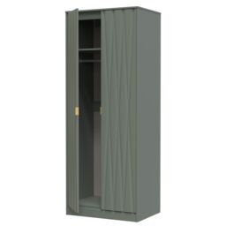 Ready Assembled 2 U Dallas 2 Door Wardrobe (Ready Assembled) in Pale Green - Size: Large - thumbnail 6