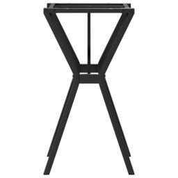 Berkfield Home Dining Table Legs Y-Frame 50x40x73 cm Cast Iron in Black - Size: 50 x 40 x 73 cm - thumbnail 5