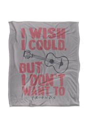 Warner Brothers Friends 152x127cm Phoebe Buffay Silky Touch Super Soft Throw Blanket in White - Size: 152x127 cm - thumbnail 1