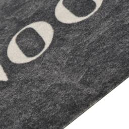 Berkfield Home Kitchen Rug Washable Cooking Black 60x180 cm Velvet