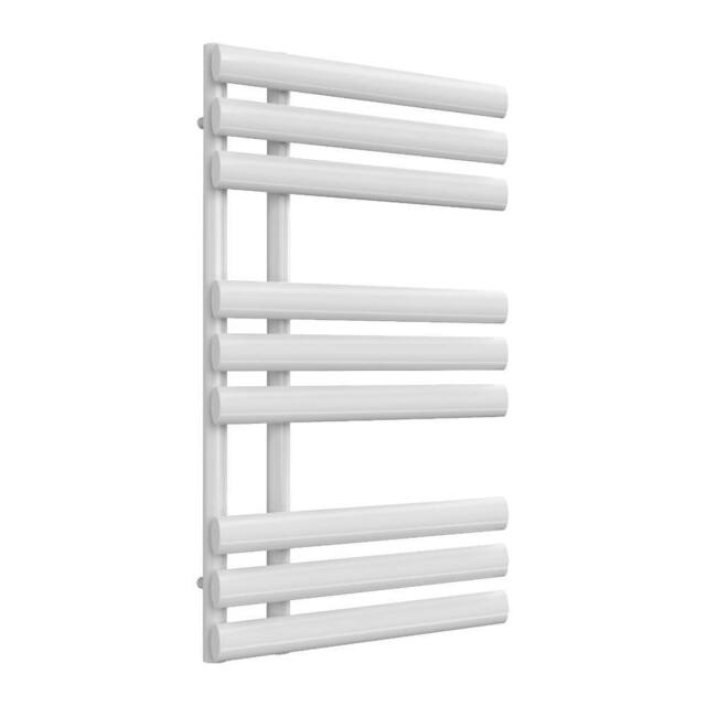 Bathroom Kingdom Chisa White Designer Flat Panel Heated Towel Rail 820x500 - image 1