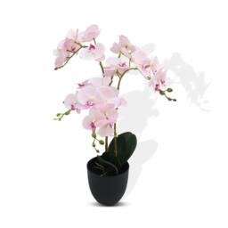 EONLION Artificial 60CM Orchid Tree Fake Plant in Pink - Size: 100 cm - thumbnail 5