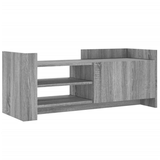 Berkfield Home TV Cabinet Grey Sonoma 100x35x40 cm Engineered Wood - Size: 100 x 35 x 40 cm - image 1