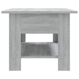 Berkfield Home Coffee Table Grey Sonoma 102x55x42 cm Engineered Wood - Size: 102 x 55 x 42 cm - thumbnail 4