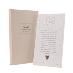 Moments Standing Verse Plaque Love in White - thumbnail 7