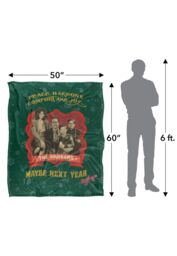 Warner Brothers A Christmas Story Silky Touch Super Soft Throw Blanket 152x127cm in White - Size: 152x127 cm - thumbnail 3