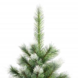 Berkfield Home Beautiful Artificial Hinged Christmas Tree with Flocked Snow 180 cm in Green - thumbnail 4