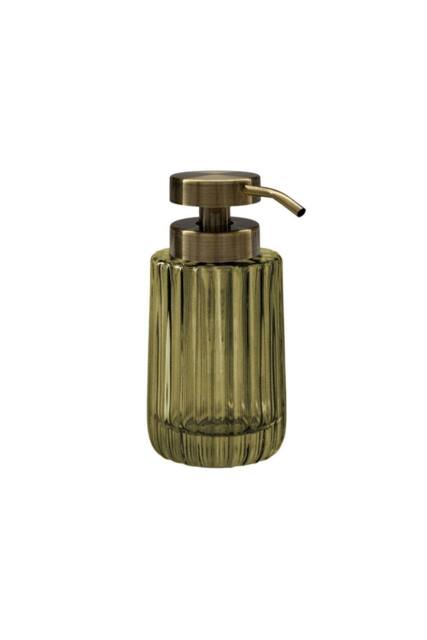 Cosmic Soap dispenser, 300ml, Resistant Glass, Green, Lido Collection in Dark Green - image 1