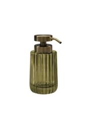 Cosmic Soap dispenser, 300ml, Resistant Glass, Green, Lido Collection in Dark Green