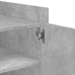 Berkfield Home Coffee Table Concrete Grey 100x50x50 cm Engineered Wood - Size: 100 x 50 x 50 cm - thumbnail 9