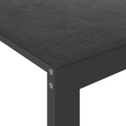 Berkfield Home Computer Desk Black 110x60x73 cm Engineered Wood - Size: 110 x 60 x 73 cm - thumbnail 4