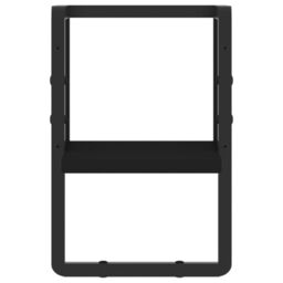 Berkfield Home Wall Shelf with Bar Black 20x25x30 cm - Size: 20 x 25 x 30 cm - thumbnail 4