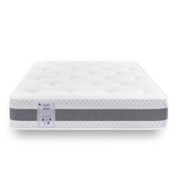 Rest Relax Tempest Memory Coil Tufted Mattress in White - Size: Small Double - thumbnail 2
