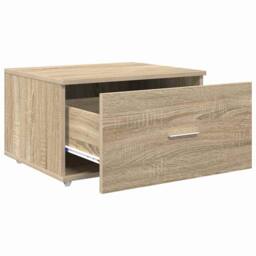 Berkfield Home Traditional Drawer Cabinet Sonoma oak Chipboard Medium Drawer Cabinet in Light Brown - thumbnail 5