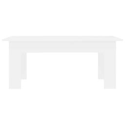 Berkfield Home Coffee Table White 100x60x42 cm Engineered Wood - Size: 100 x 60 x 42 cm - thumbnail 4