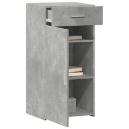 Berkfield Home Sideboard Concrete Grey 45x42.5x93 cm Engineered Wood - thumbnail 3