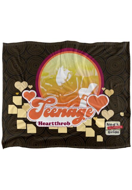 Nickelodeon Ned Declassified Teenage Heartthrob Silky Touch Super Soft Throw Blanket 152 X 127 cm in White - image 1