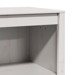Berkfield Home Outdoor Kitchen Cabinet White 106x55x92 cm Solid Wood Pine - Size: 106 x 55 x 92 cm - thumbnail 8
