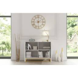 Mex Furniture LTD Sideboard Ripple 100cm - White with Fluted Doors - thumbnail 3