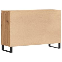 Berkfield Home Sideboard Artisan Oak 104x35x70 cm Engineered Wood in Brown - Size: 104 x 35 x 70 cm - thumbnail 6