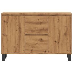 Berkfield Home Sideboard Artisan Oak 104x35x70 cm Engineered Wood in Brown - Size: 104 x 35 x 70 cm - thumbnail 4
