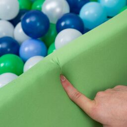 simpa Soft Foam Ball Pit 90 x 30cm in Green - Size: 90 x 30 cm - thumbnail 2