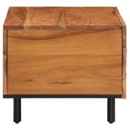 Berkfield Home Coffee Table 80x50x40 cm Solid Wood Acacia in Brown - Size: 80 x 50 x 40 cm - thumbnail 6