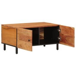 Berkfield Home Coffee Table 80x50x40 cm Solid Wood Acacia in Brown - Size: 80 x 50 x 40 cm - thumbnail 4