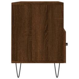 Berkfield Home TV Cabinet Brown Oak 102x36x50 cm Engineered Wood - Size: 102 x 36 x 50 cm - thumbnail 7