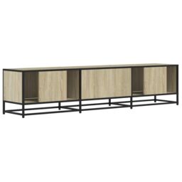 Berkfield Home TV Cabinet Sonoma Oak 180x35x41 cm Engineered Wood in Brown - Size: 180 x 35 x 41 cm - thumbnail 6