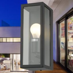 First Choice Lighting Set of 2 Montrose - Black Outdoor Wall Lights - thumbnail 7