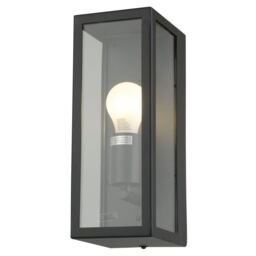 First Choice Lighting Set of 2 Montrose - Black Outdoor Wall Lights - thumbnail 2