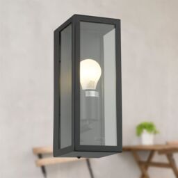First Choice Lighting Set of 2 Montrose - Black Outdoor Wall Lights - thumbnail 4