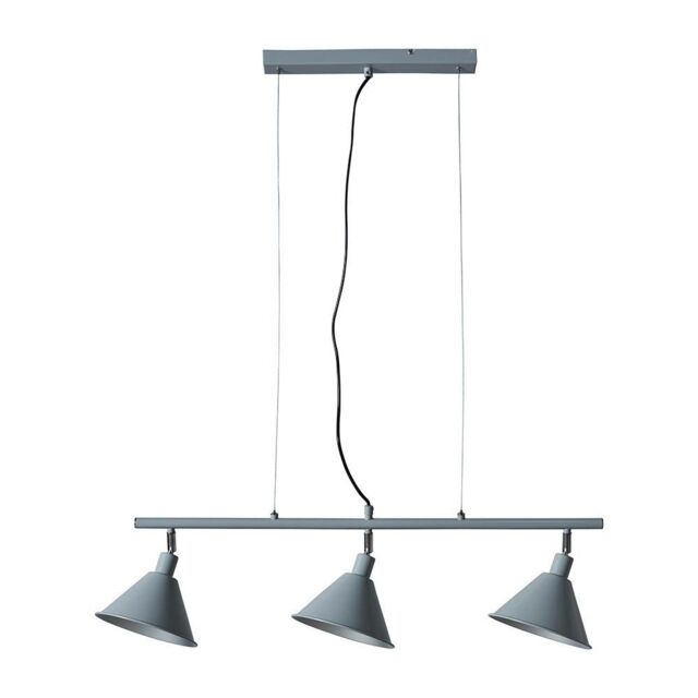 ValueLights Brisner 3 Way Grey Ceiling Light Low Hanging Pendant - image 1