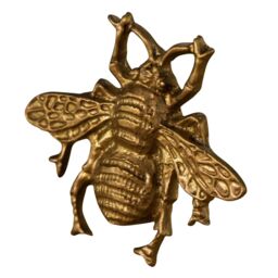 Melody Maison Bumblebee Drawer Knob 5.5cm X 5.5cm in Gold - Size: 5.5 cm X 5.5 cm - thumbnail 1