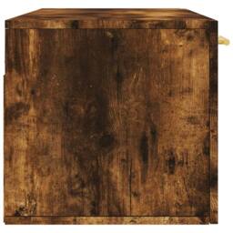 Berkfield Home Wall Cabinet Smoked Oak 100x36.5x35 cm Engineered Wood in Brown - thumbnail 7