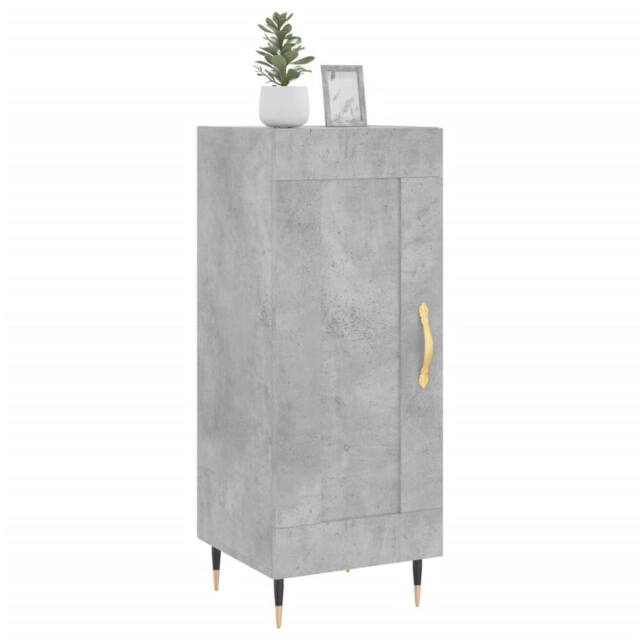 Berkfield Home Sideboard Concrete Grey 34.5x34x90 cm Engineered Wood - image 1