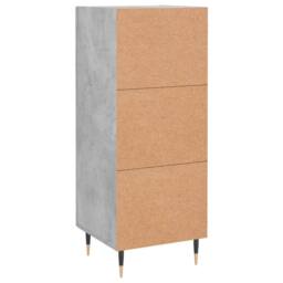 Berkfield Home Sideboard Concrete Grey 34.5x34x90 cm Engineered Wood - thumbnail 8