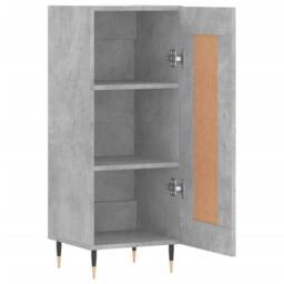 Berkfield Home Sideboard Concrete Grey 34.5x34x90 cm Engineered Wood - thumbnail 6
